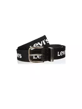 Levi'S Тканевый ремень детский, черный/белый