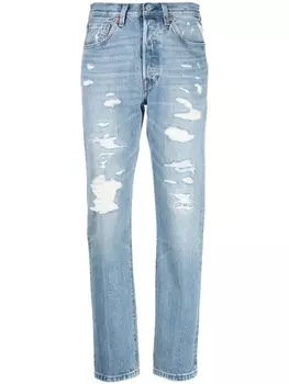 Levi's укороченные брюки, синий