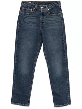 Levi's укороченные джинсы 501, синий