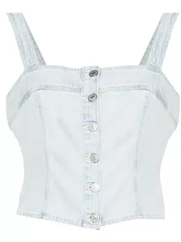 Levi's укороченный джинсовый топ Drea, синий