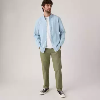 Levi's XX Chino Authentic свободные легкие твиловые мужские брюки, цвет Deep Lichen Green - Green