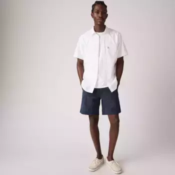 Levi's XX Chino Authentic Свободные мужские шорты из твила шириной 8 дюймов, цвет Navy Blazer Shala Printed Stitch - Blue