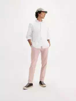 Levi's xx чиносы стандартного зауженного кроя мужские брюки, розовый