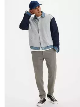 Levi's xx чиносы стандартного зауженного кроя мужские брюки, серый