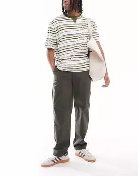 Levi's XX Easy свободные хлопчатобумажные льняные чиносы темно-зеленого цвета