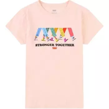 Levis Футболка женская розовые