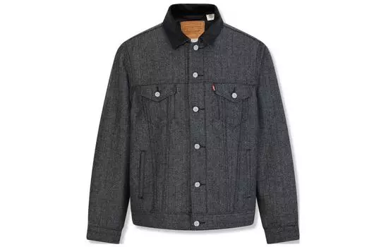 Levis Мужская джинсовая куртка, цвет DarkGray