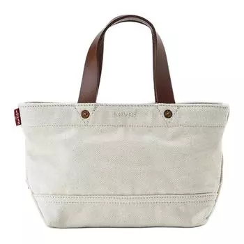 Levis Сумка Levi's Cotton через плечо, сумка через плечо, обычная женская белая