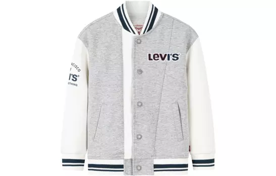Levis Трикотажное пальто Levi's для маленьких детей, конфетно-белое