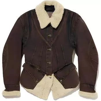 Levis X Kiko Kostadinov Многослойная комбинированная куртка «Overdyed Brown»