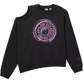 Levis Женская толстовка Levi's серо-черного цвета