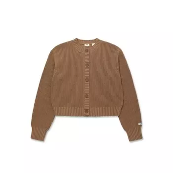 Levis Женский джемпер Slim Fit, коричневый