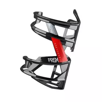 Левый боковой держатель для бутылок Elite Prism, черный / красный / красный