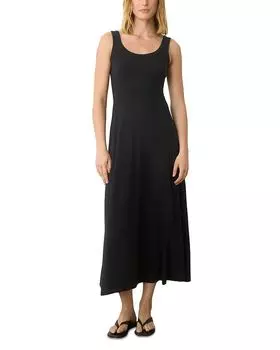 Лекси Риф Сан Ин Платье приталенное с расклешенной юбкой Marine Layer, черный