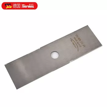 Лезвие газонокосилки Dashwell, двухтактное, четырехтактное, ранцевое, прямое, белое стальное, ультратолстое лезвие с зубцами Torsweil
