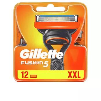 Лезвия бритвы Fusion 5 cargador 12 recambios Gillette, 12 шт