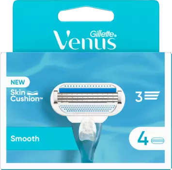 Лезвия для бритвы гладкие 4 шт. Gillette