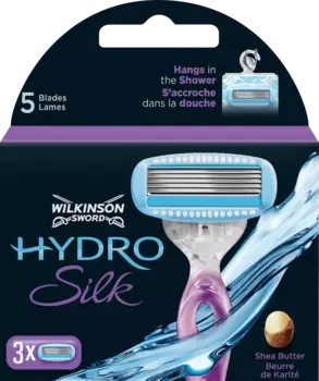 Лезвия для бритвы Hydro Silk 3 шт. WILKINSON SWORD