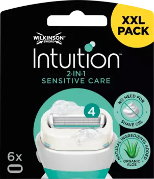 Лезвия для бритвы Intuition Sensitive Care 6 шт. WILKINSON SWORD