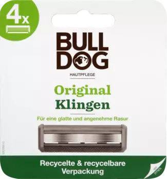 Лезвия для бритвы оригинальные 4 шт. Bulldog