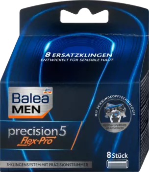 Лезвия для бритвы Precision5 Flex-Pro 8 шт. Balea