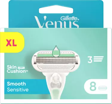 Лезвия для бритвы Smooth Sensitive 8 шт. Gillette