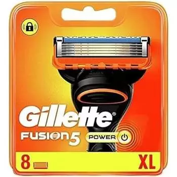 Лезвия Fusion Power 8 сменных лезвий Gillette