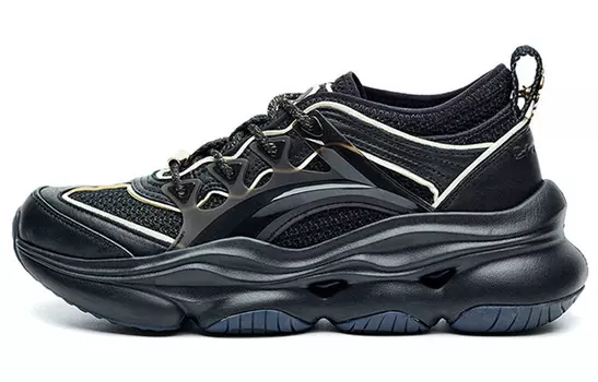 LI-NING 1990 1990 Lifestyle Shoes Women's Low-top Black