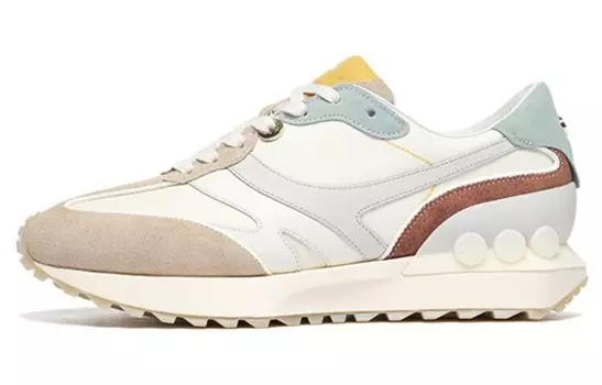 LI-NING 1990 1990 Lifestyle Shoes Women's Low-top Off-white/cream Brown/sequoia Brown/blue