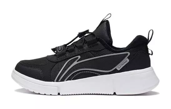 Li Ning Children'S Подкладка Kids Kids Детская повседневная обувь Kids, Черный