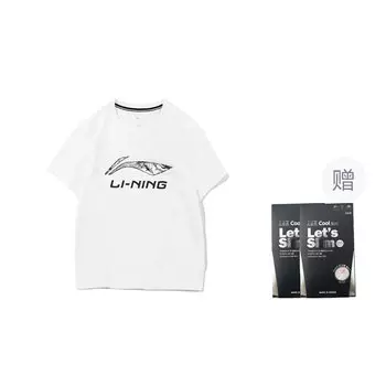 Li Ning Футболка унисекс с подкладкой, Белый