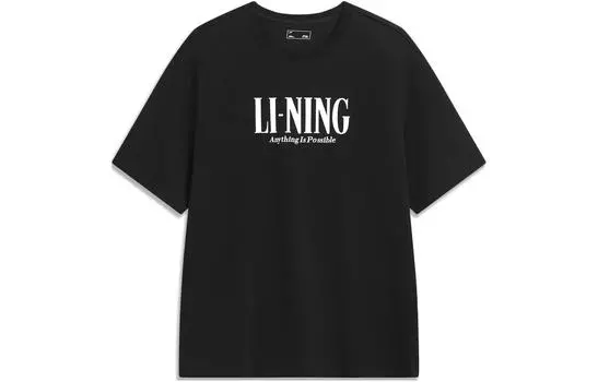 Li Ning Футболка унисекс с подкладкой, Черный