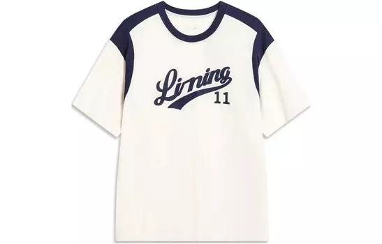 Li Ning Футболка унисекс с подкладкой, От белого