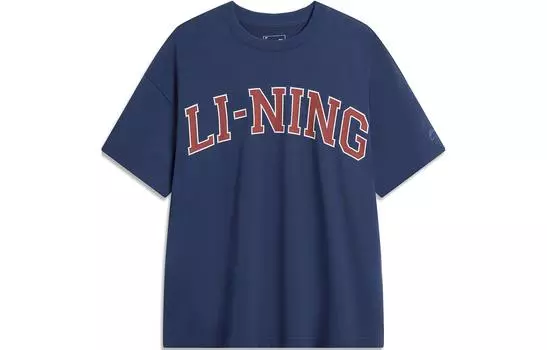 Li Ning Футболка унисекс с подкладкой, Темно-синий