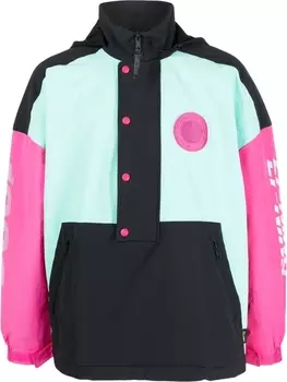 Li-Ning куртка с капюшоном и логотипом, черный
