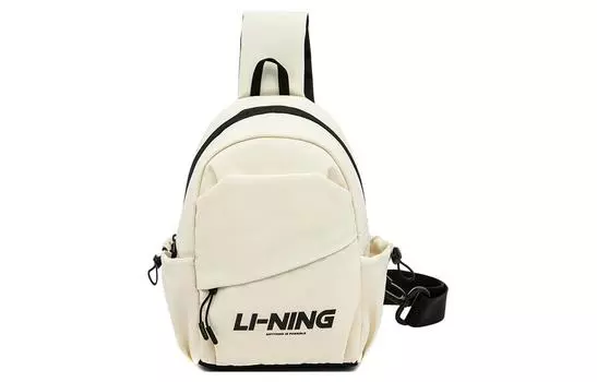 Li Ning LINING Сумка-слинг унисекс Sports Life Collection, От белого