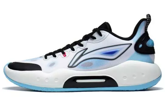 Кроссовки Li Ning Lining Coaching Team Basketball, белый/черный/голубой