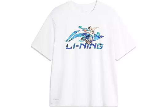 Li Ning Мужская футболка с подкладкой, Белый
