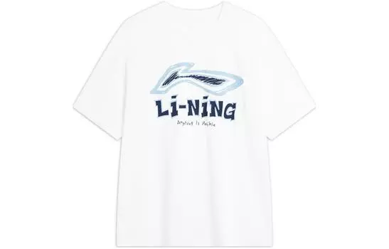 Li Ning Мужская футболка с подкладкой, Белый