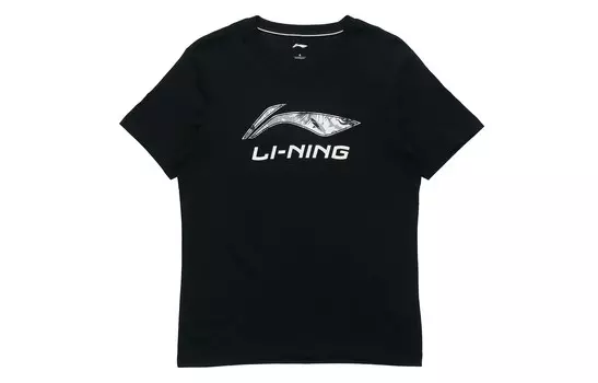 Li Ning Мужская футболка с подкладкой, Черный
