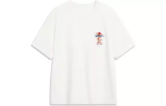 Li Ning Мужская футболка с подкладкой, От белого
