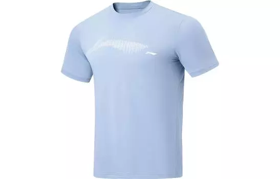Li Ning Мужская футболка с подкладкой, Синий