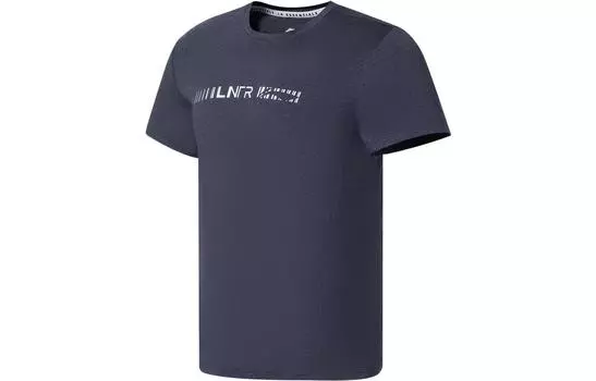 Li Ning Мужская футболка с подкладкой, темно-синий