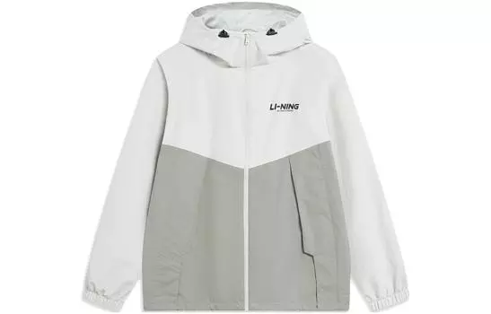Li Ning Мужская куртка на подкладке, Светло-серый