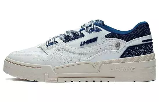 Кроссовки Li Ning Lining 001 Skateboarding, белый/синий