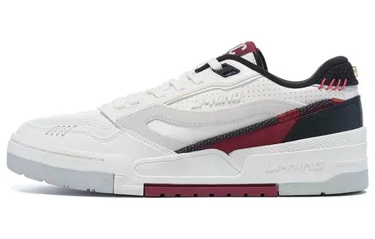 Кроссовки Li Ning Lining 001 Skateboarding, белый/красный/черный