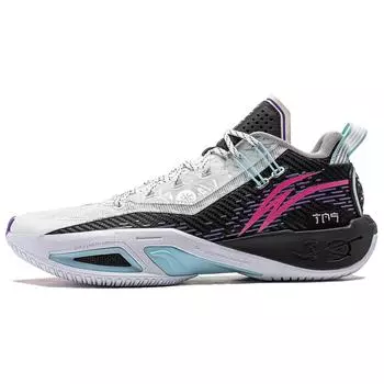 Li Ning ПОДКЛАДКА Баскетбольные кроссовки мужские, Черно-белый