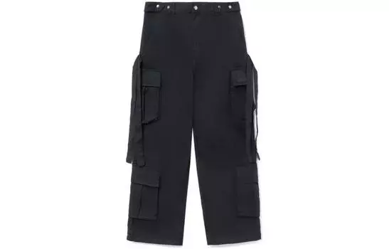 Li Ning ПОДКЛАДКА Брюки-карго унисекс, Черный