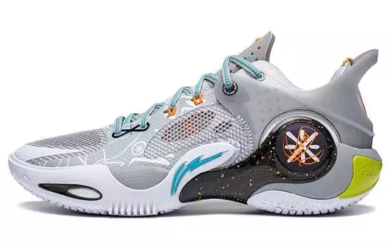 Кроссовки Li Ning Lining Fission 8, серый/черный