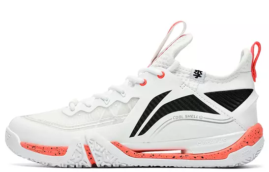 Li Ning ПОДКЛАДКА Flying Close To The Ground Кроссовки для бадминтона унисекс, Белый